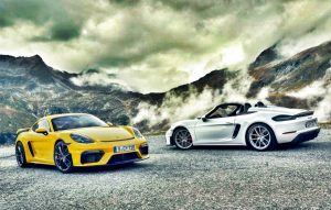 2020 Porsche 718 Cayman GT4 and 718 Spyder