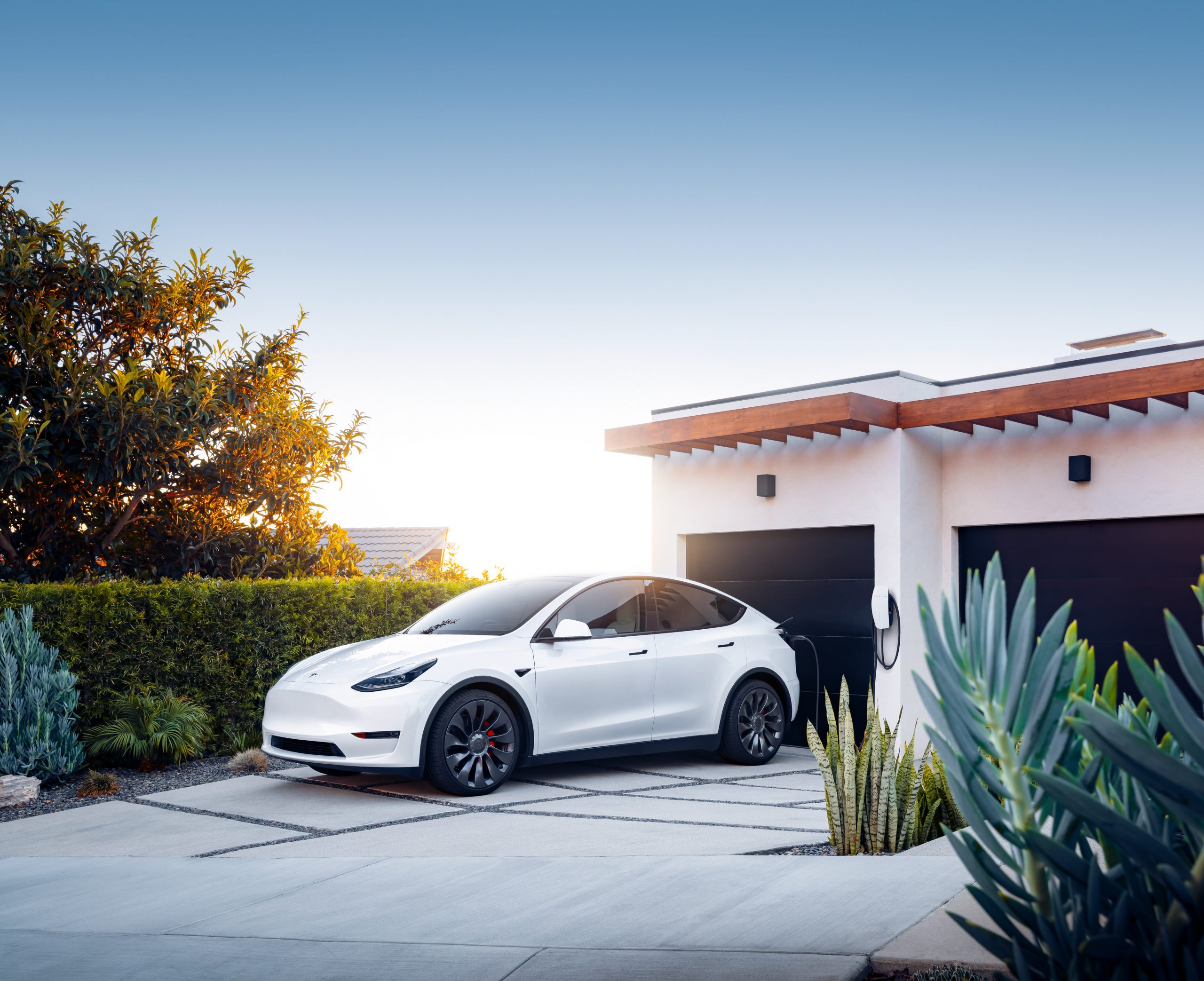 Tesla y charging on sale at home